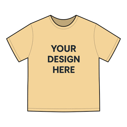 Custom Hanes GDH100 ComfortWash T-Shirt Personalized Garment-Dyed Tee Vintage Soft Cotton Shirt Custom Logo, Text, or Design