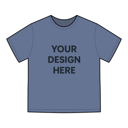 Custom Hanes GDH100 ComfortWash T-Shirt Personalized Garment-Dyed Tee Vintage Soft Cotton Shirt Custom Logo, Text, or Design