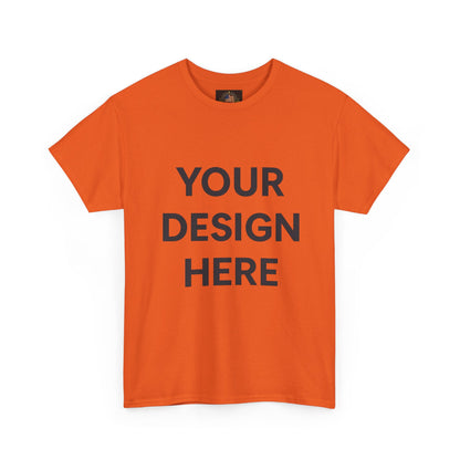 Custom Unisex Heavy Cotton Tee - Your Design Here, Personalized Shirt, Gift for Him/Her, Unique Family Reunion Outfit, Softwear Essentials