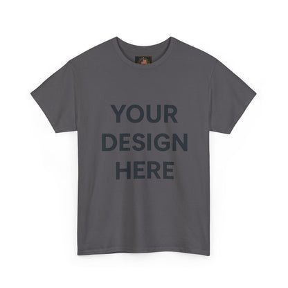Custom Unisex Heavy Cotton Tee - Your Design Here, Personalized Shirt, Gift for Him/Her, Unique Family Reunion Outfit, Softwear Essentials