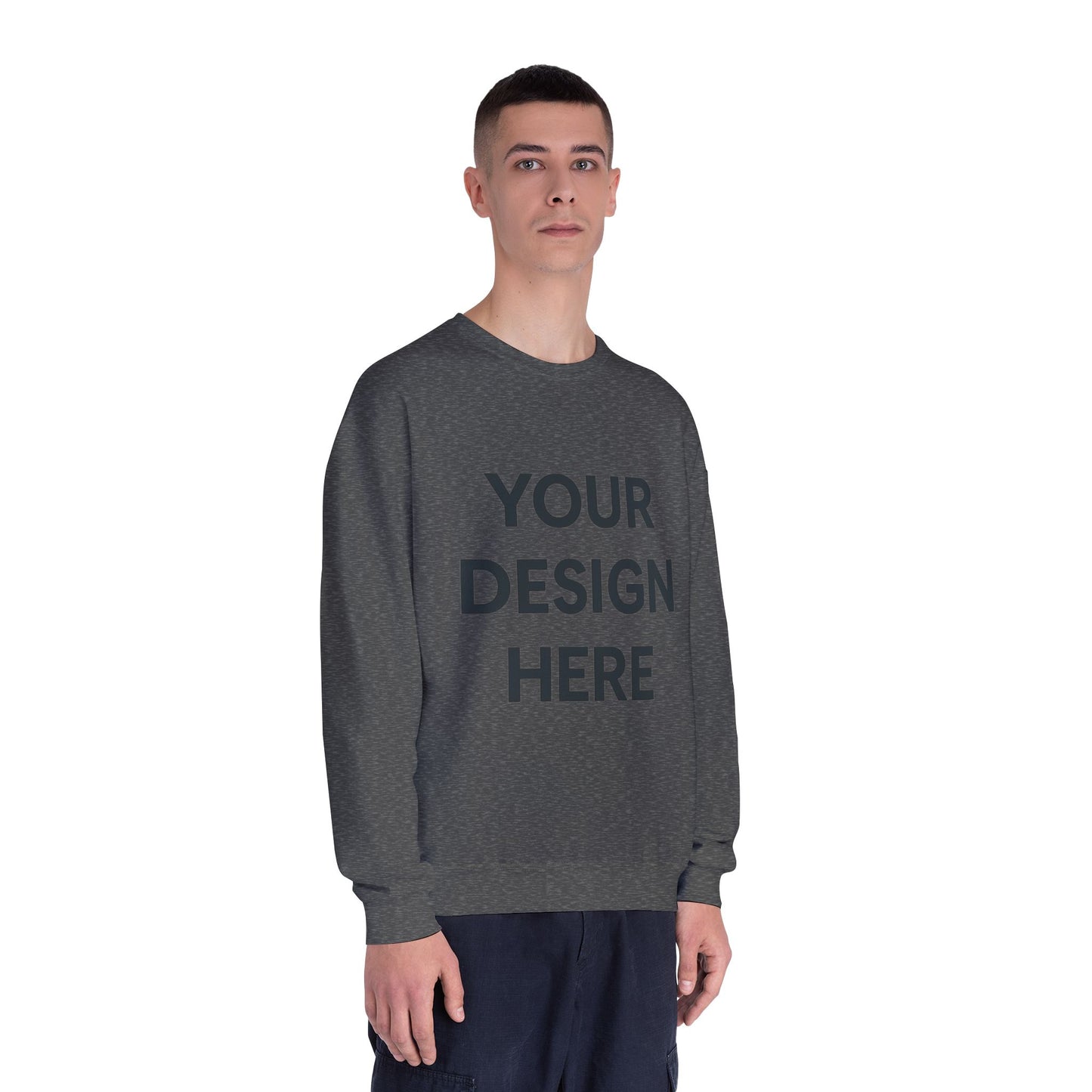 Custom Jerzees 562MR NuBlend Crewneck Sweatshirt Personalized Fleece Pullover Custom Logo, Text, or Design Soft Midweight Unisex Sweatshirt