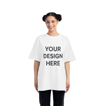 Custom Hanes 5180 Beefy-T Shirt Personalized Heavyweight Cotton Tee Premium Short Sleeve T-Shirt with Custom Logo, Text, or Design