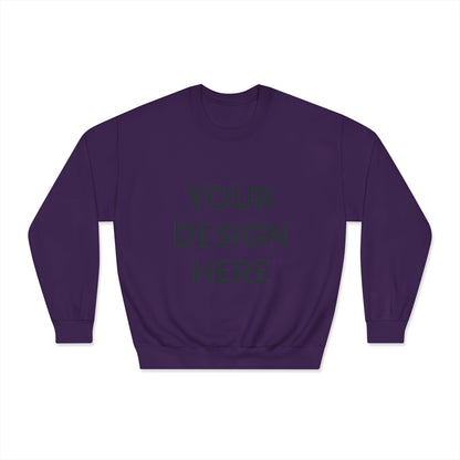 Custom Gildan 12000 DryBlend Crewneck Sweatshirt Personalized Moisture-Wicking Fleece Pullover Custom Logo, Text, or Design Unisex Cotton-Poly Sweatshirt