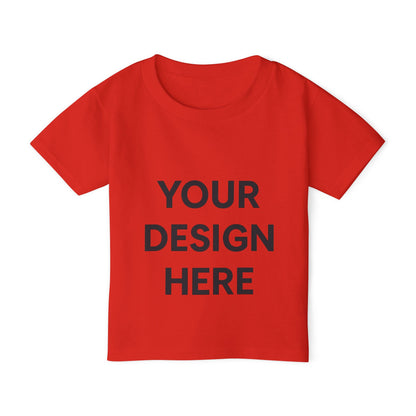 Custom Gildan 5100P Toddler T-Shirt Personalized Heavy Cotton Kids Tee Custom Name, Logo or Design Soft Durable Preshrunk Cotton Shirt