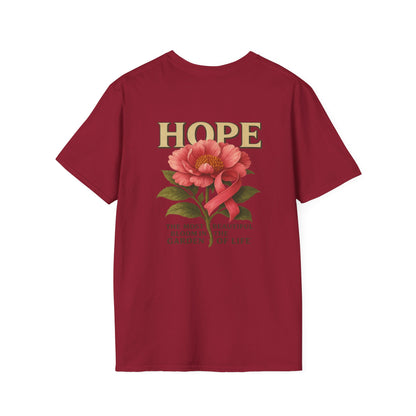 Floral Hope T-Shirt - Inspirational Gift for Garden Lovers, Perfect for Birthdays, Mother's Day, or Encouragement