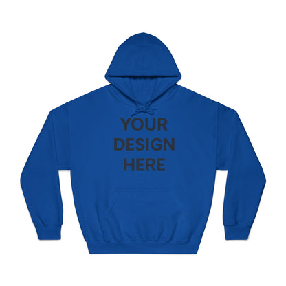 Custom Gildan 12500 DryBlend Hoodie Personalized Moisture-Wicking Fleece Sweatshirt Custom Logo, Text or Design Unisex Cotton-Poly Pullover