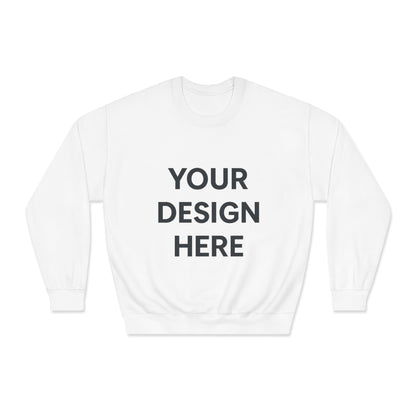 Custom Gildan 12000 DryBlend Crewneck Sweatshirt Personalized Moisture-Wicking Fleece Pullover Custom Logo, Text, or Design Unisex Cotton-Poly Sweatshirt