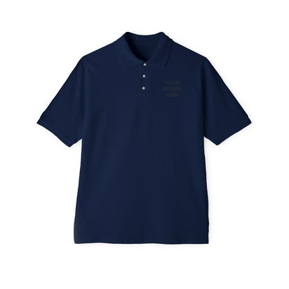 Custom Jerzees 443M Polo Shirt Personalized Piqué Polo Embroidered or Printed Logo Shirt Unisex Short Sleeve Polo for Work, Events & Promotions