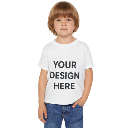 Custom Gildan 5100P Toddler T-Shirt Personalized Heavy Cotton Kids Tee Custom Name, Logo or Design Soft Durable Preshrunk Cotton Shirt