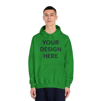 Custom Gildan 12500 DryBlend Hoodie Personalized Moisture-Wicking Fleece Sweatshirt Custom Logo, Text or Design Unisex Cotton-Poly Pullover