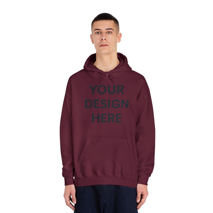 Custom Gildan 12500 DryBlend Hoodie Personalized Moisture-Wicking Fleece Sweatshirt Custom Logo, Text or Design Unisex Cotton-Poly Pullover