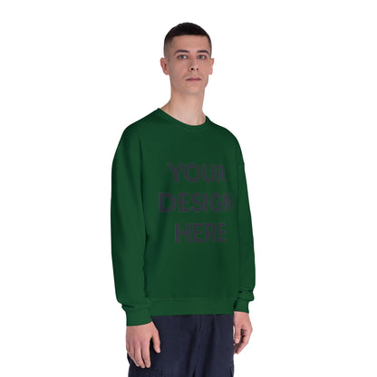 Custom Jerzees 562MR NuBlend Crewneck Sweatshirt Personalized Fleece Pullover Custom Logo, Text, or Design Soft Midweight Unisex Sweatshirt
