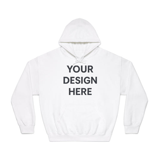 Custom Gildan 12500 DryBlend Hoodie Personalized Moisture-Wicking Fleece Sweatshirt Custom Logo, Text or Design Unisex Cotton-Poly Pullover