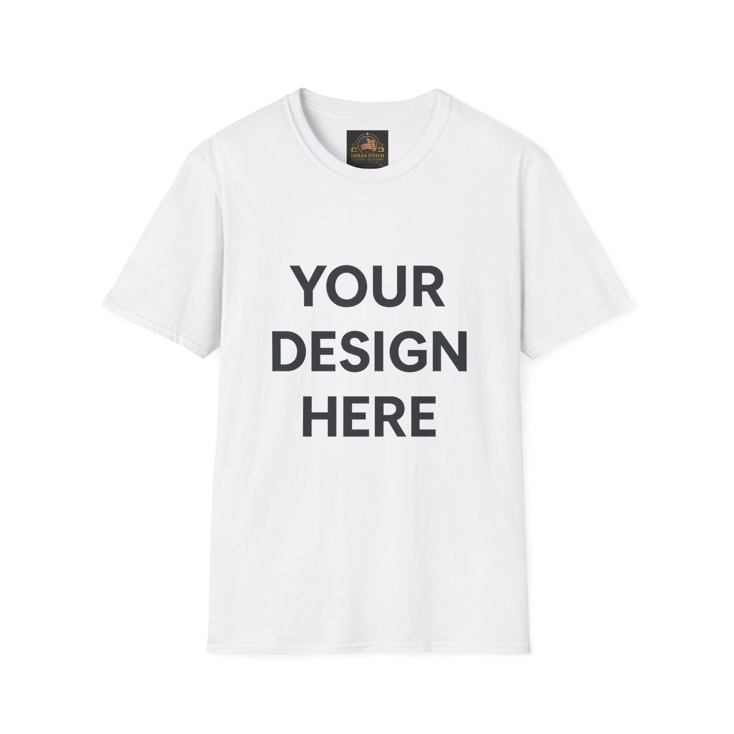 Custom Gildan 64000 Softstyle T-Shirt Personalized Unisex Tee Premium Cotton Blend Shirt for Men & Women Custom Logo, Text, or Design