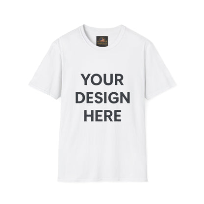 Custom Gildan 64000 Softstyle T-Shirt Personalized Unisex Tee Premium Cotton Blend Shirt for Men & Women Custom Logo, Text, or Design