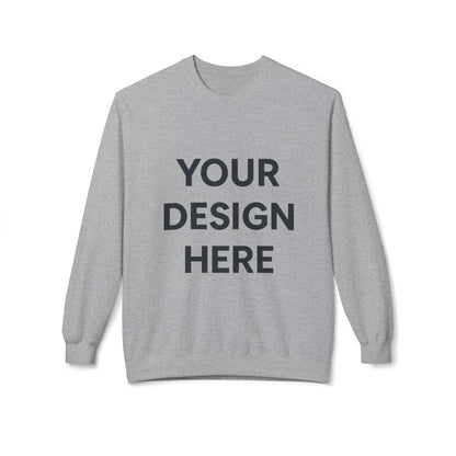 Cozy Customizable Crewneck Sweatshirt - Personalized Gift for Him/Her, Perfect for Fall/Winter, Unique Holiday Gifts, DIY Design