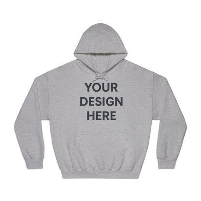 Custom Gildan 12500 DryBlend Hoodie Personalized Moisture-Wicking Fleece Sweatshirt Custom Logo, Text or Design Unisex Cotton-Poly Pullover