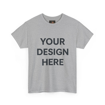 Custom Unisex Heavy Cotton Tee - Your Design Here, Personalized Shirt, Gift for Him/Her, Unique Family Reunion Outfit, Softwear Essentials