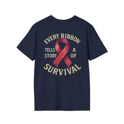 Survivor Story T-Shirt, Awareness Tee for Survivors, Supportive Unisex Softstyle T-Shirt, Gift for Cancer Survivors, Inspirational [...]
