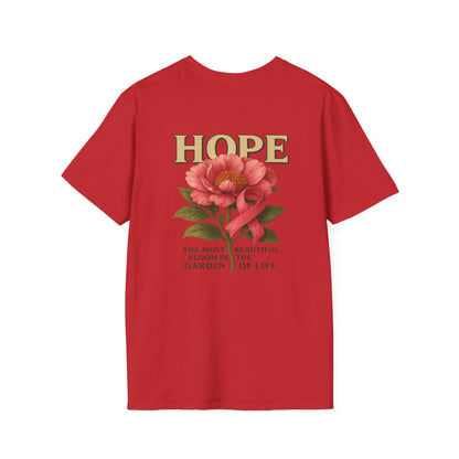 Floral Hope T-Shirt - Inspirational Gift for Garden Lovers, Perfect for Birthdays, Mother's Day, or Encouragement