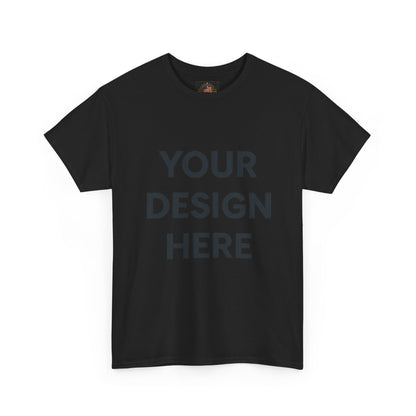 Custom Unisex Heavy Cotton Tee - Your Design Here, Personalized Shirt, Gift for Him/Her, Unique Family Reunion Outfit, Softwear Essentials