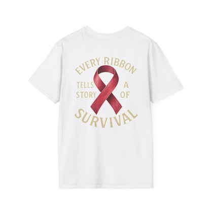 Survivor Story T-Shirt, Awareness Tee for Survivors, Supportive Unisex Softstyle T-Shirt, Gift for Cancer Survivors, Inspirational [...]