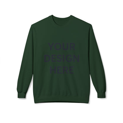 Cozy Customizable Crewneck Sweatshirt - Personalized Gift for Him/Her, Perfect for Fall/Winter, Unique Holiday Gifts, DIY Design