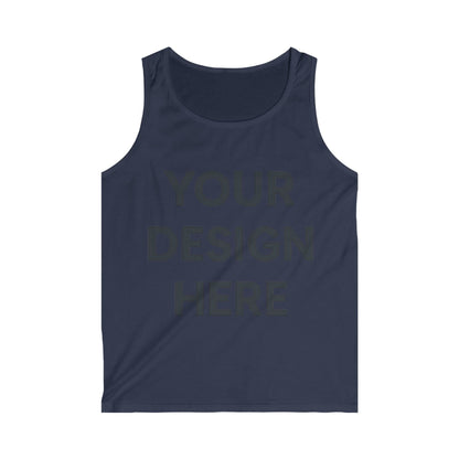 Custom Gildan GD12 Softstyle Tank Top Personalized Lightweight Cotton Tank Custom Logo, Text, or Design Unisex Summer Sleeveless Shirt