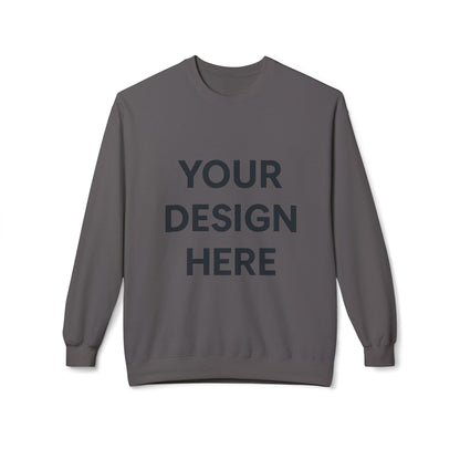 Cozy Customizable Crewneck Sweatshirt - Personalized Gift for Him/Her, Perfect for Fall/Winter, Unique Holiday Gifts, DIY Design
