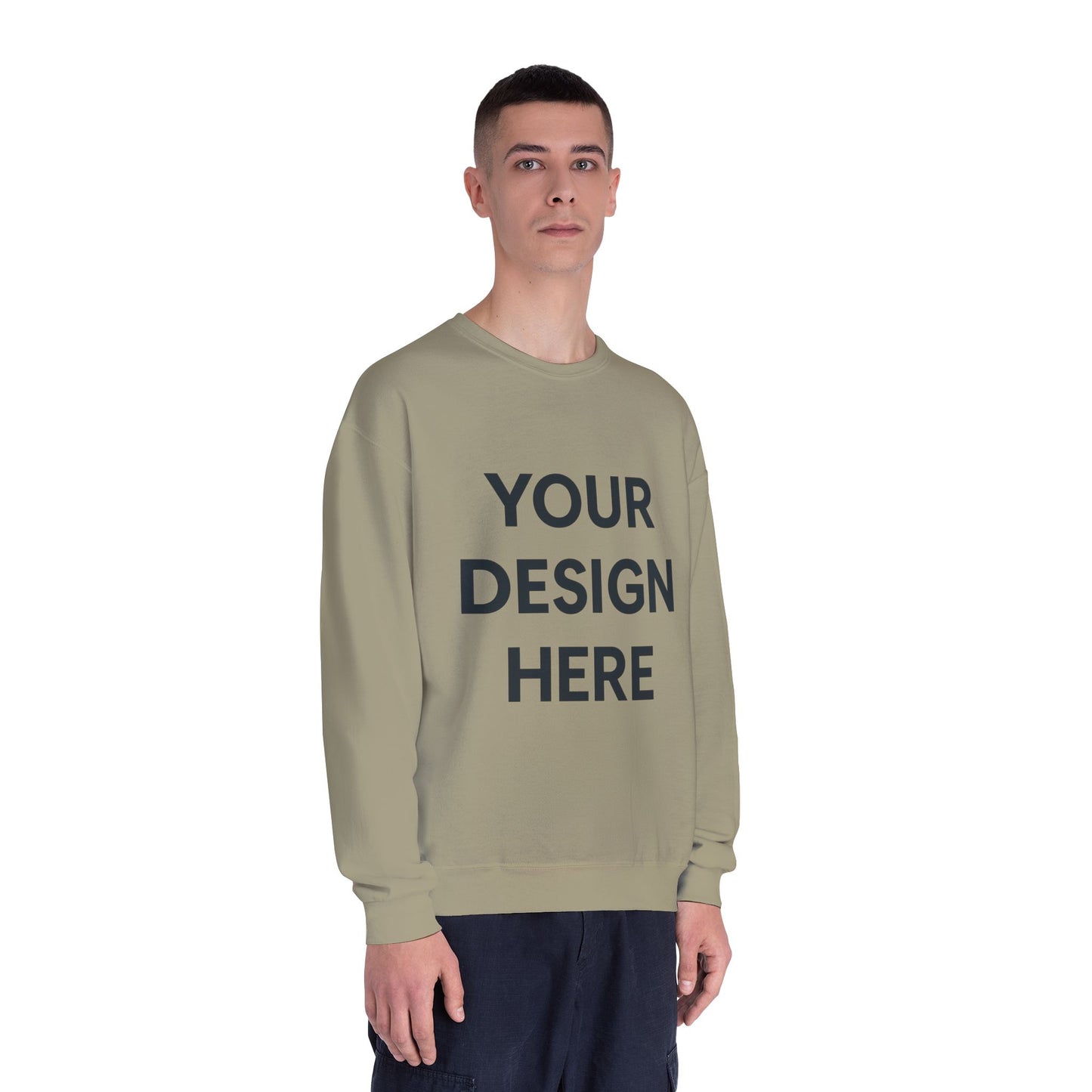 Custom Jerzees 562MR NuBlend Crewneck Sweatshirt Personalized Fleece Pullover Custom Logo, Text, or Design Soft Midweight Unisex Sweatshirt