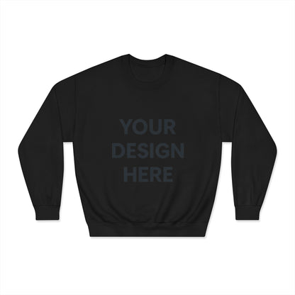 Custom Gildan 12000 DryBlend Crewneck Sweatshirt Personalized Moisture-Wicking Fleece Pullover Custom Logo, Text, or Design Unisex Cotton-Poly Sweatshirt