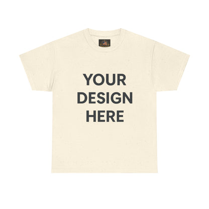 Custom Unisex Heavy Cotton Tee - Your Design Here, Personalized Shirt, Gift for Him/Her, Unique Family Reunion Outfit, Softwear Essentials