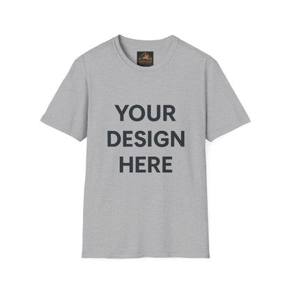 Custom Gildan 64000 Softstyle T-Shirt Personalized Unisex Tee Premium Cotton Blend Shirt for Men & Women Custom Logo, Text, or Design