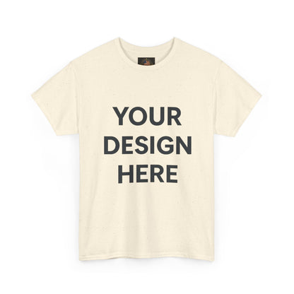 Custom Unisex Heavy Cotton Tee - Your Design Here, Personalized Shirt, Gift for Him/Her, Unique Family Reunion Outfit, Softwear Essentials