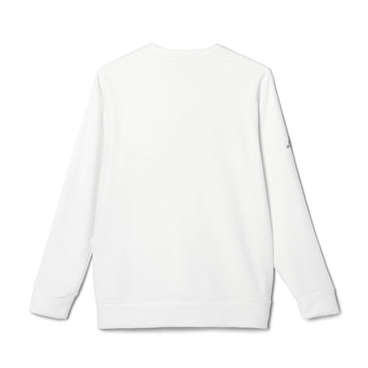 Custom Adidas Fleece Crewneck Sweatshirt Personalized Performance Pullover Soft Midweight Cotton-Poly Blend Custom Logo or Embroidery