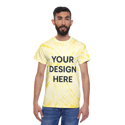Custom Gildan 5000 Cyclone Tie-Dye T-Shirt Personalized Heavy Cotton Tee Swirl Pattern Retro Design Custom Logo, Text, or Artwork