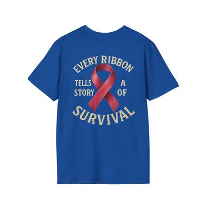 Survivor Story T-Shirt, Awareness Tee for Survivors, Supportive Unisex Softstyle T-Shirt, Gift for Cancer Survivors, Inspirational [...]