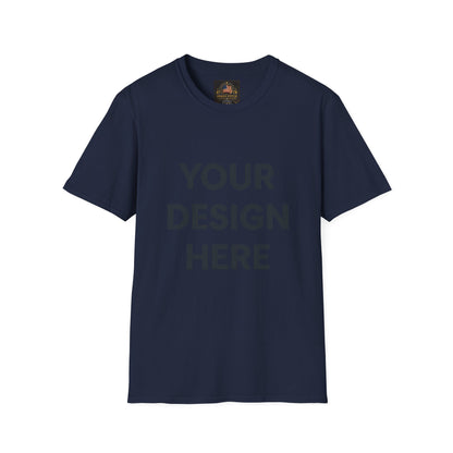 Custom Gildan 64000 Softstyle T-Shirt Personalized Unisex Tee Premium Cotton Blend Shirt for Men & Women Custom Logo, Text, or Design