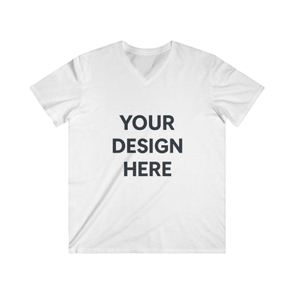 Custom Gildan 64V00 V-Neck T-Shirt Personalized Softstyle Cotton Tee Unisex Short Sleeve Shirt Custom Logo, Text, or Design