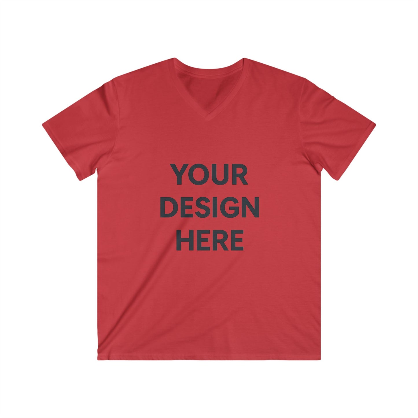 Custom Gildan 64V00 V-Neck T-Shirt Personalized Softstyle Cotton Tee Unisex Short Sleeve Shirt Custom Logo, Text, or Design