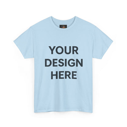Custom Unisex Heavy Cotton Tee - Your Design Here, Personalized Shirt, Gift for Him/Her, Unique Family Reunion Outfit, Softwear Essentials
