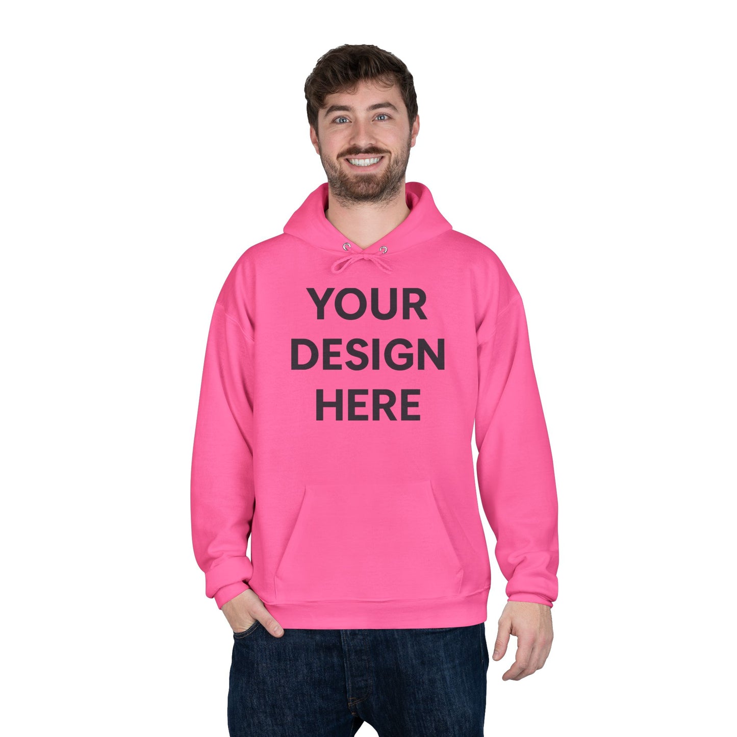 Custom Personalizable Hanes P170 EcoSmart Pullover Hoodie Sweatshirt Unisex Recycled Fleece Hoodie Sustainable Custom Hoodie with Logo or Name
