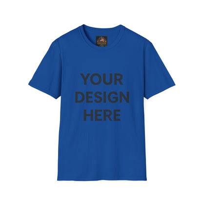 Custom Gildan 64000 Softstyle T-Shirt Personalized Unisex Tee Premium Cotton Blend Shirt for Men & Women Custom Logo, Text, or Design