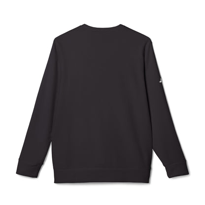 Custom Adidas Fleece Crewneck Sweatshirt Personalized Performance Pullover Soft Midweight Cotton-Poly Blend Custom Logo or Embroidery