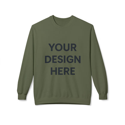 Cozy Customizable Crewneck Sweatshirt - Personalized Gift for Him/Her, Perfect for Fall/Winter, Unique Holiday Gifts, DIY Design