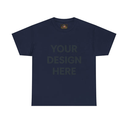 Custom Unisex Heavy Cotton Tee - Your Design Here, Personalized Shirt, Gift for Him/Her, Unique Family Reunion Outfit, Softwear Essentials