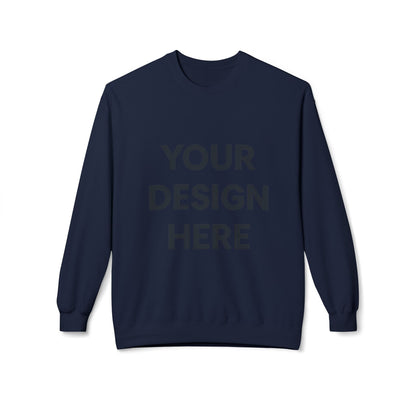 Cozy Customizable Crewneck Sweatshirt - Personalized Gift for Him/Her, Perfect for Fall/Winter, Unique Holiday Gifts, DIY Design