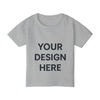 Custom Gildan 5100P Toddler T-Shirt Personalized Heavy Cotton Kids Tee Custom Name, Logo or Design Soft Durable Preshrunk Cotton Shirt