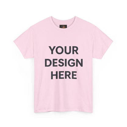 Custom Unisex Heavy Cotton Tee - Your Design Here, Personalized Shirt, Gift for Him/Her, Unique Family Reunion Outfit, Softwear Essentials