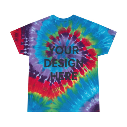 Custom Gildan 5000 Spiral Tie-Dye T-Shirt Personalized Heavy Cotton Tee Vibrant Retro Swirl Design Custom Logo, Name & Text